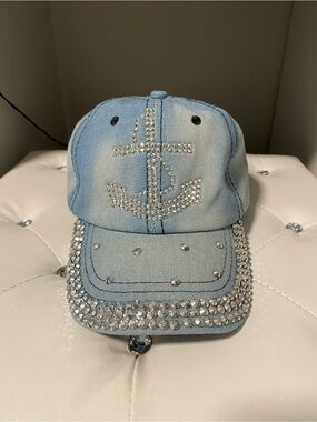 NWOT Rhinestone & Stud Hat